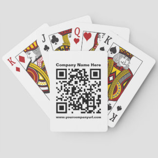 Promotional Company QR Code Playing Cards