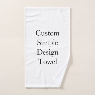 promotional Custom Simple Bathroom Towel Set
