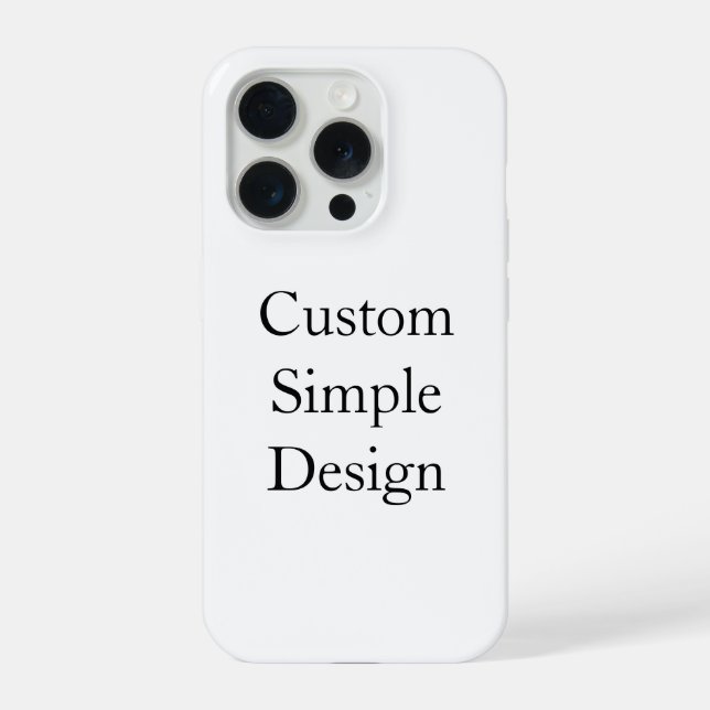 promotional Custom Simple iPhone Case  (Back)