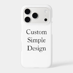 promotional Custom Simple iPhone Case