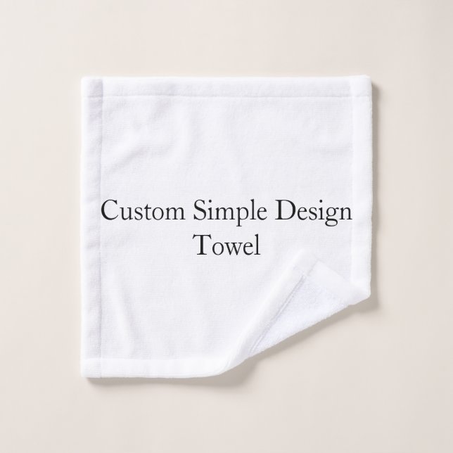 promotional Custom Simple Wash Cloth Set (Wash Cloth)