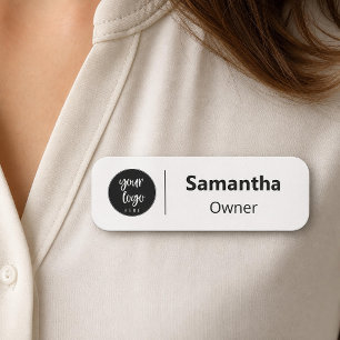Promotional Employee Magnetic Name Tags With Logo