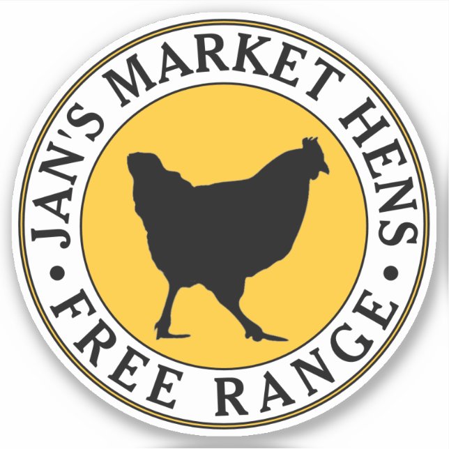 Promotional Farmer’s Market Egg Business Logo  (Front)