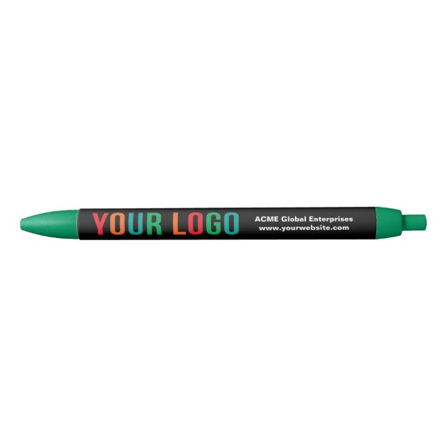 Promotional Items, Add Your Logo, Promotional Black Ink Pen (Front)