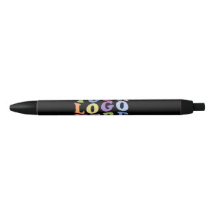 Promotional Items No Minimum, Add Your Logo Blac Black Ink Pen