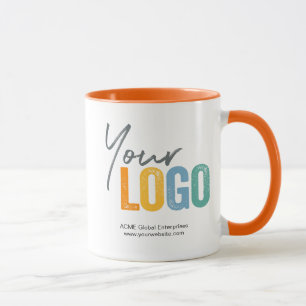 Promotional Items No Minimum, Colour Logo Mugs
