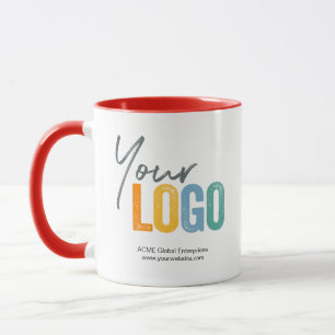 Promotional Items No Minimum, Colour Logo Mugs