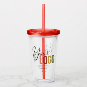 Promotional Items No Minimum, Tumbler with Straw