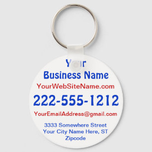 Promotional Keychains No Minimum, Small Business