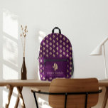 Promotional Logo for Wellness Beauty Business<br><div class="desc">Promotional Logo for Wellness Beauty Business Printed Backpack</div>
