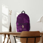 Promotional Logo for Wellness Beauty Business Printed Backpack<br><div class="desc">Promotional Logo for Wellness Beauty Business Printed Backpack</div>