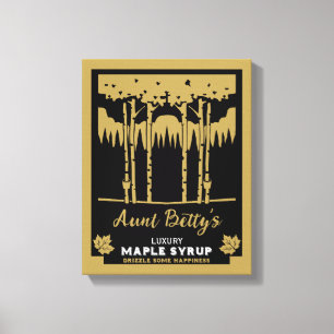 Promotional Maple Syrup Farmers Market Canvas Print