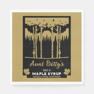 Promotional Maple Syrup Farmers Market Napkin