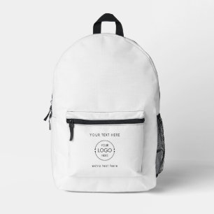 Promotional Modern Business Logo and Text  Printed Backpack