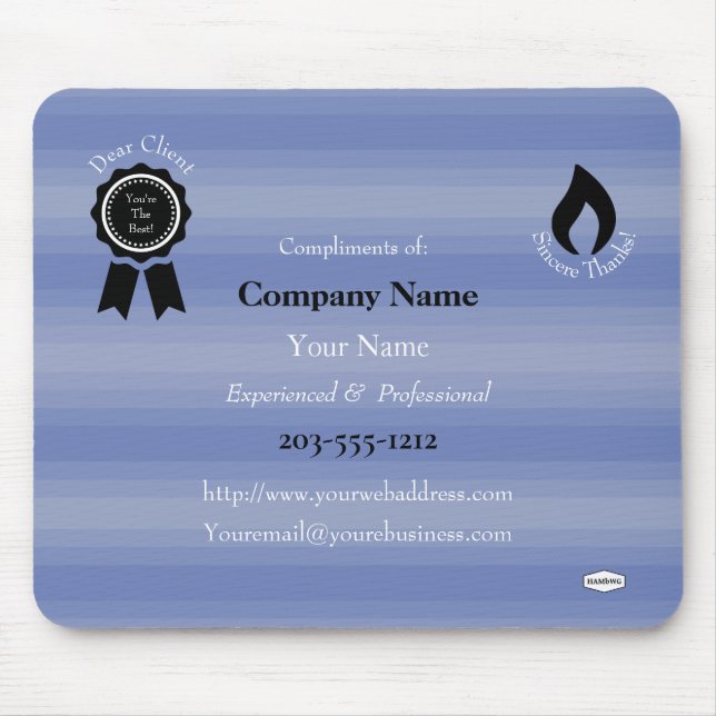 Promotional Mouse Pad - HAMbyWG (Front)
