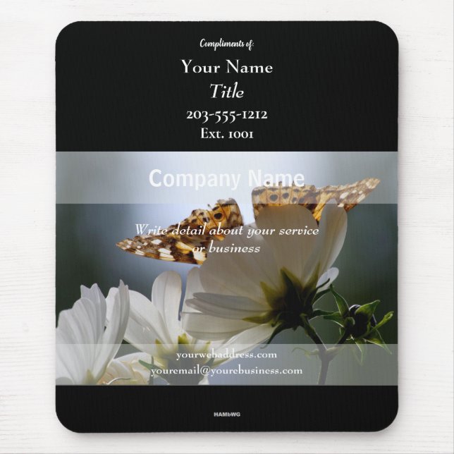 Promotional Mousepad Butterfly - HAMbyWG (Front)