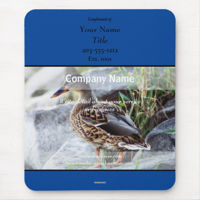 Promotional Mousepad Duck - HAMbyWG (Front)