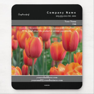 Promotional Mousepad Fire Tulips Theme - HAMbyWG