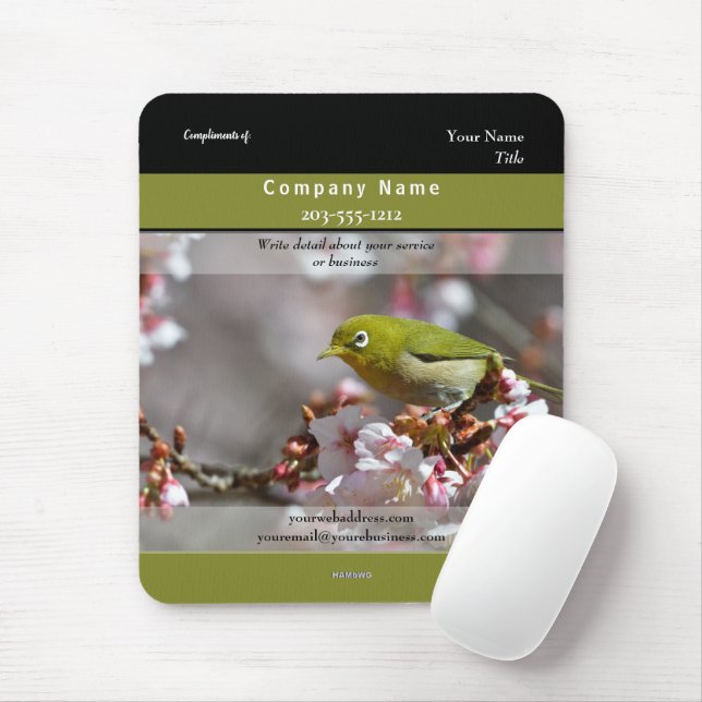 Promotional Mousepad Parrot - HAMbyWG (With Mouse)