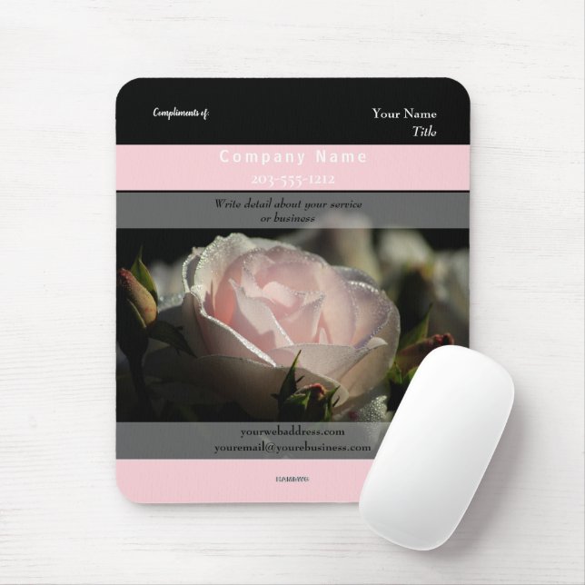 Promotional Mousepad Rose - HAMbyWG (With Mouse)