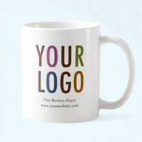 Promotional Mug with Company Logo 11 oz No Minimum