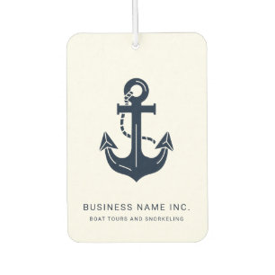 Promotional Nautical Business Company Anchor Car Air Freshener