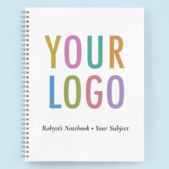 Promotional Notebook Company Logo No Minimum Bulk (MISOOK White Spiral Notebook  with Logo)