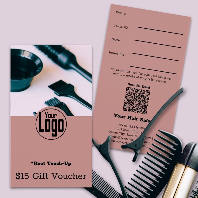 Promotional Photo Root Touch-Up Gift Voucher Card (Promotional Photo Root Touch-Up Gift Voucher Card)