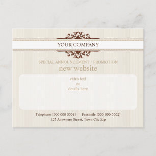 PROMOTIONAL POSTCARD :: divine 1A