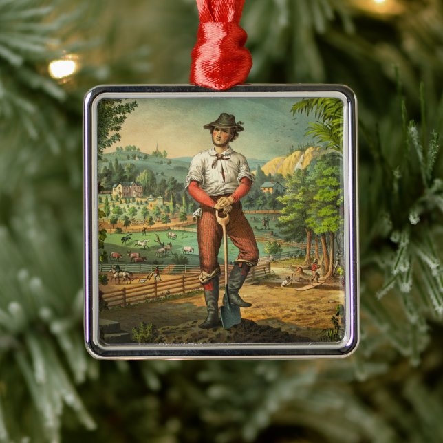 Promotional Print For Grange Members Metal Tree Decoration (Tree)