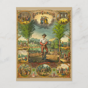 Promotional Print For Grange Members Postcard
