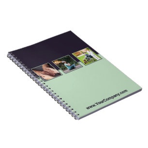 Promotional Purple & Blue Nurse Senior Care Notebook