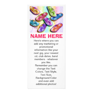 Promotional Rack Cards - Flip Flops