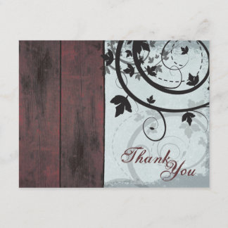 Promotional Thank You Referral Card Barn Board