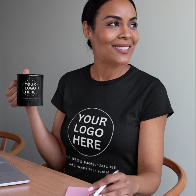 Promotional Unisex Employee Staff Uniform Black T-Shirt (Creator Uploaded)