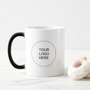Promotional Upload Your Own Logo Elegant Modern Magic Mug