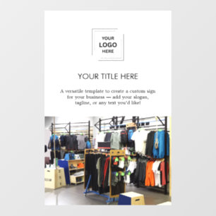 Promotional White Design   Business Logo Photo
