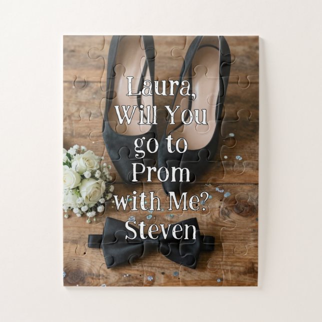 Promposal | Go to Prom with Me Yes or No? Jigsaw Puzzle (Vertical)