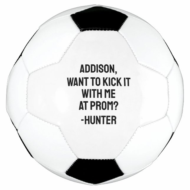 Promposal Soccer Ball (Front)