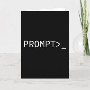 Prompt Coder Gift For Ai Prompt Engineer &amp; Hac Card