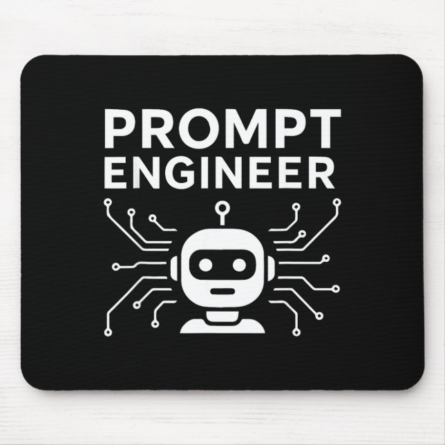 Prompt Engineer Apparel Funny Ai Tech Humor Gift  Mouse Pad (Front)