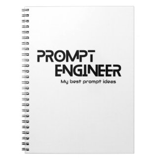 Prompt engineer minimalist quote  notebook