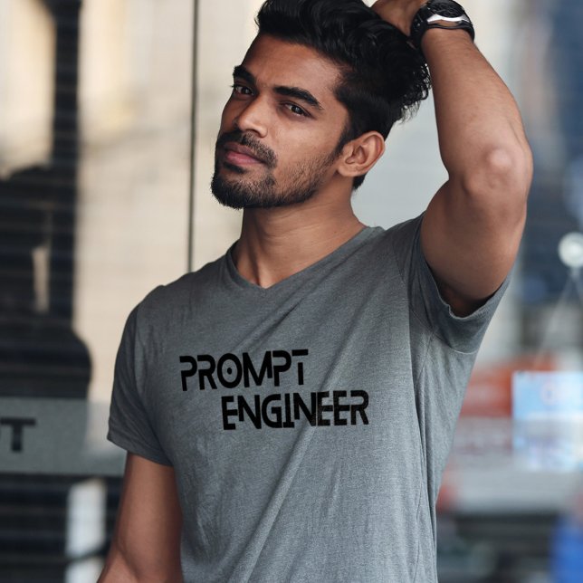 Prompt engineer minimalist quote T-Shirt (Creator Uploaded)