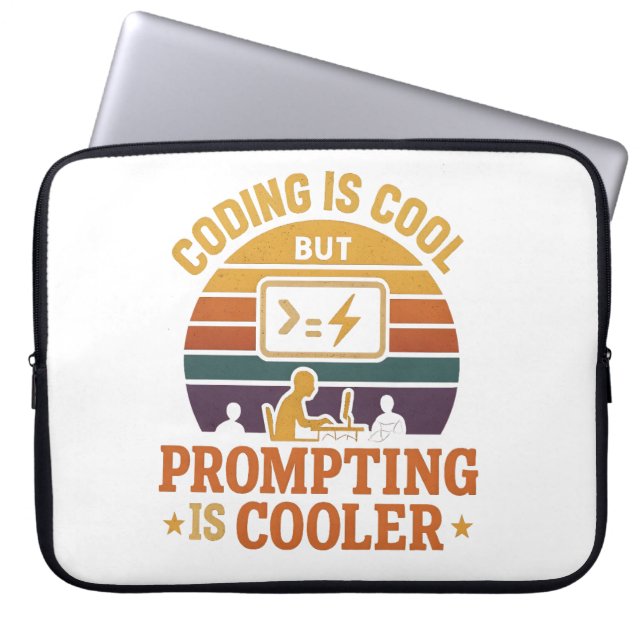 Prompting Cooler Sleeve | Tech Humour (Front)