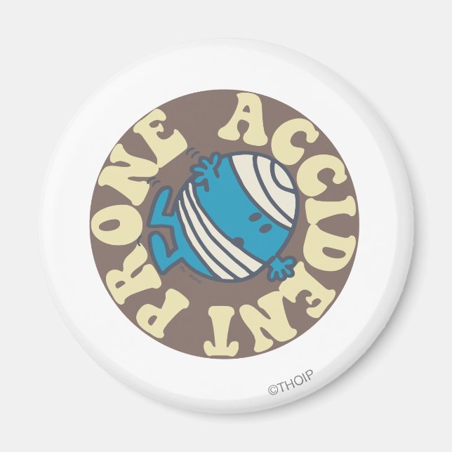 Prone Accident Magnet (Front)