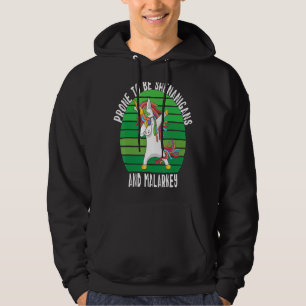 Prone To Shenanigans And Malarkey Retro Vintage Cu Hoodie
