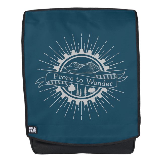 Prone to Wander Traveller Backpack (Front)