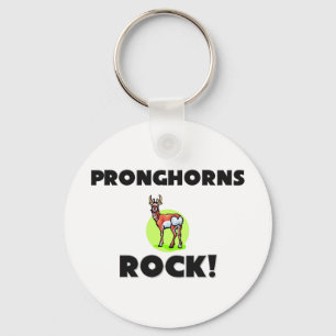 Pronghorns Rock Key Ring