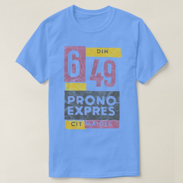 Prono Expres Romanian Matchbox Text Typography Gra T-Shirt (Design Front)