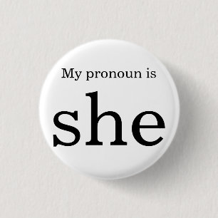 Pronoun badge